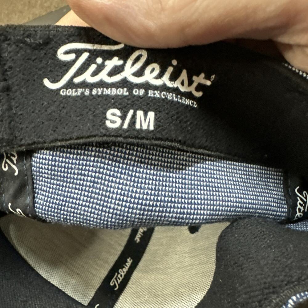 Titleist Golf Hat Size S-M Blue Denim Flex Fit Baseball Cap Lightweight - Picture 6 of 6